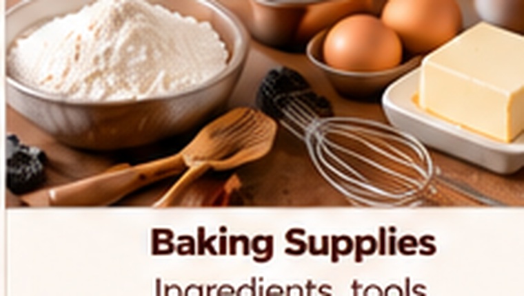 Baking ingredients and tools
